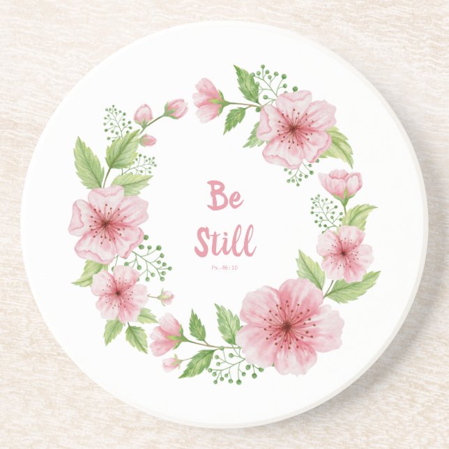 Posavasos Blossom Wreath Scriptural (Frente)
