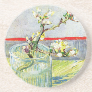 Posavasos Blossoming Almond Branch by Vincent van Gogh