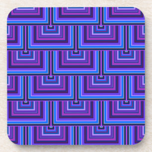 Posavasos Blue and purple square scales