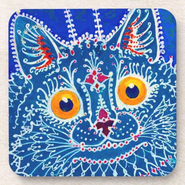 Posavasos Blue Gothic Cat (Frente)