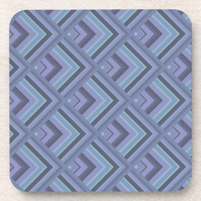 Posavasos Blue-grey stripes scale pattern (Frente)