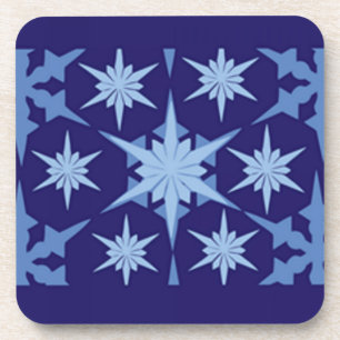 Posavasos Blue Holiday Design Coaster