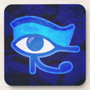 Posavasos Blue Horus Eye Coaster