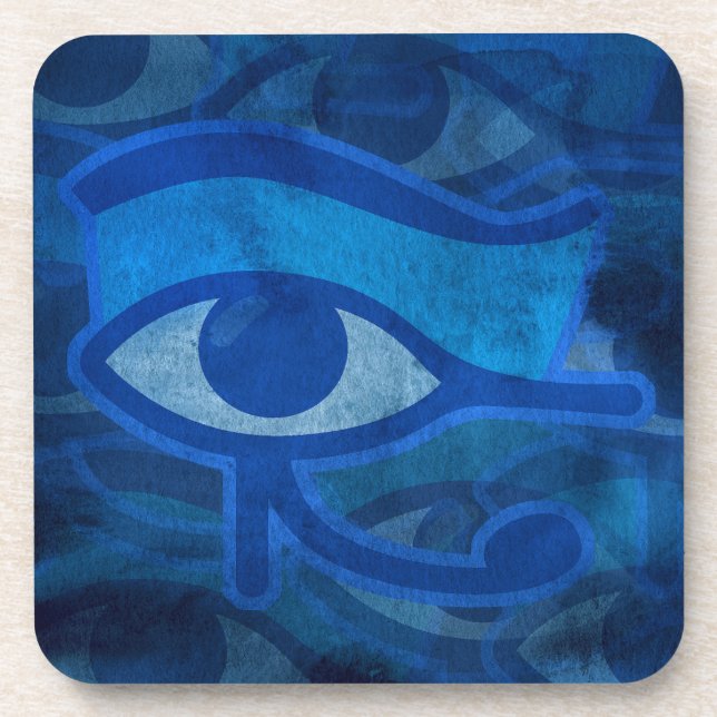 Posavasos Blue Horus Eye Coaster (Frente)