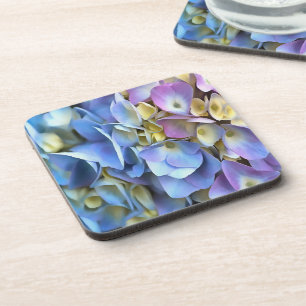 Posavasos Blue Hydrangea Shrub Bossom artístico