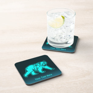 Posavasos Blue Kodiak Bear
