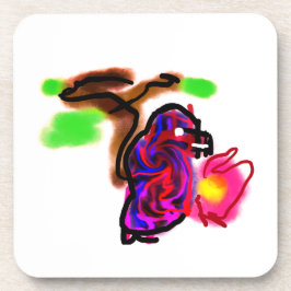 Posavasos Blue parrot 