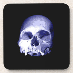 Posavasos Blue Skull