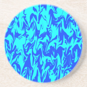 Posavasos Blue Swirl