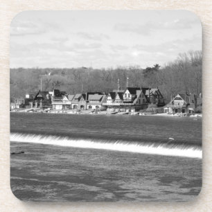 Posavasos Boathouse Row winter b/w