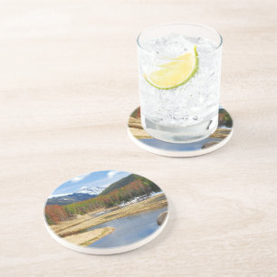 Posavasos Bobina el río Colorado con las montañas y los