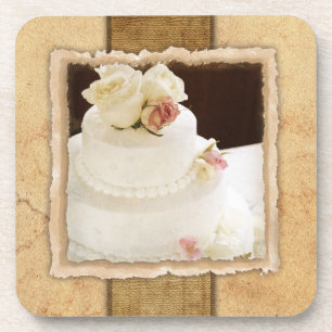 Posavasos Boda Cake Vintage