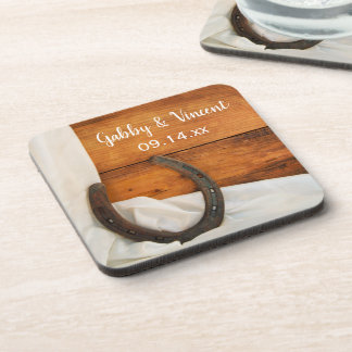 Posavasos Boda de herradura y establo