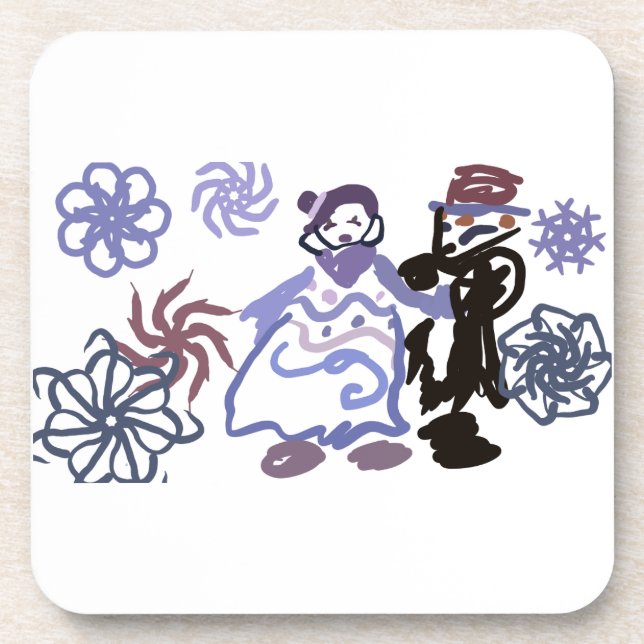 Posavasos Boda de invierno  (Frente)