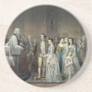 Posavasos Boda de la montaña rusa de George Washington