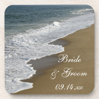 Posavasos Boda de playa y océano