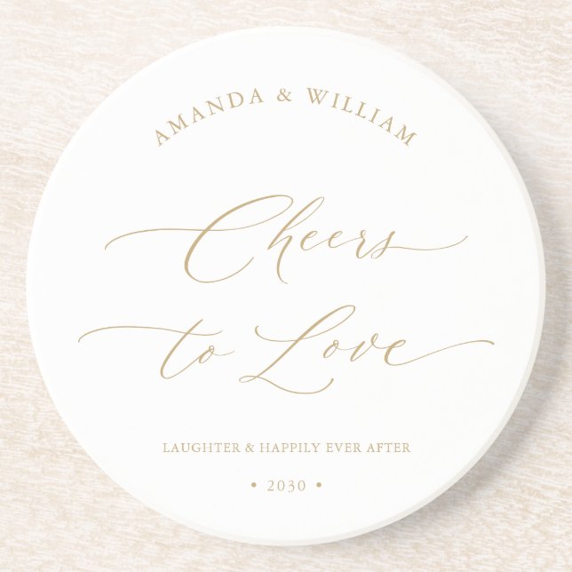 Posavasos boda "Salud para Amar" (Frente)