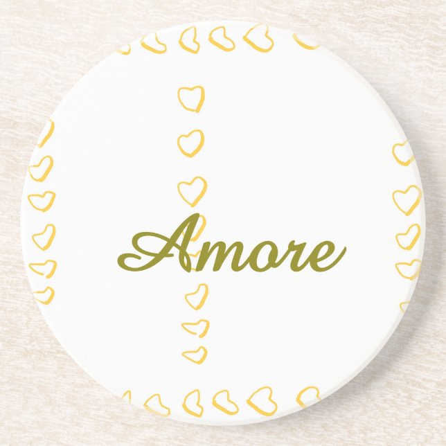 Posavasos Boda Sandstone Coaster (Frente)