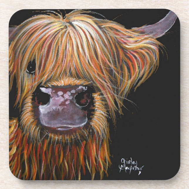 Posavasos Bodega escocesa "Henry" de 6 vacas (Frente)