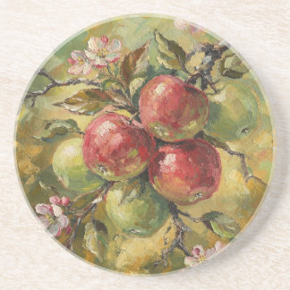 Posavasos Bodegón de manzana vintage