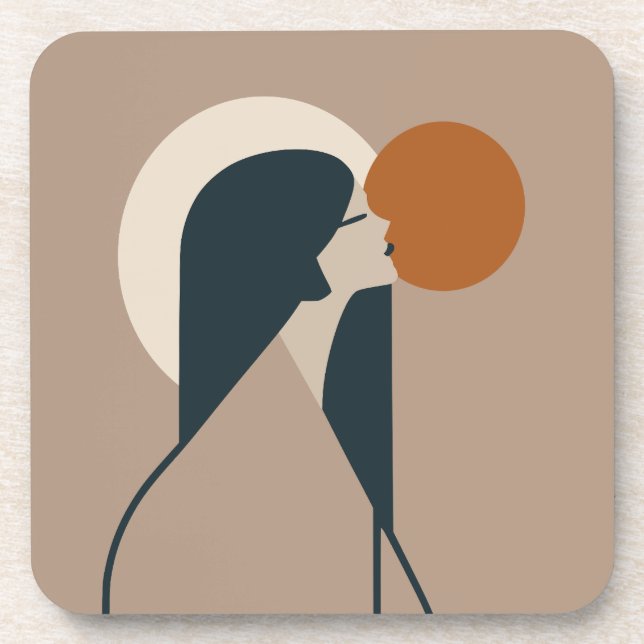 Posavasos Boho Woman Sun (Frente)