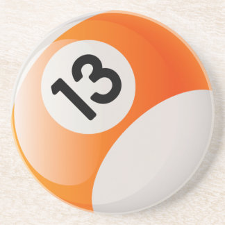 Posavasos Bola de los billares 13