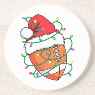 Posavasos Bola deportiva de Santa Fútbol Hombres Navidades