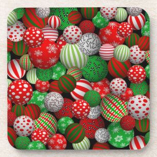Posavasos Bolas de Navidades 3D