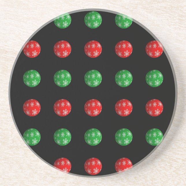 Posavasos Bolas de Navidades 3D (Frente)
