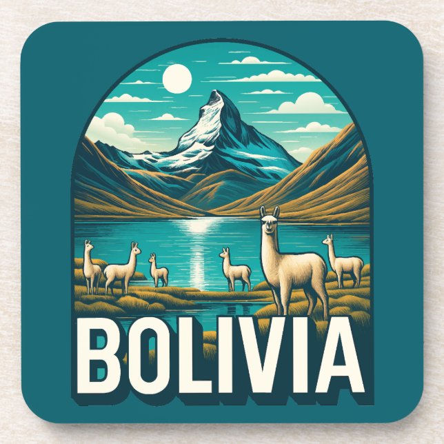 Posavasos Bolivia América del Sur (Frente)
