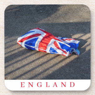 Posavasos Bolsa de plástico de la bandera Union Jack cerrar 