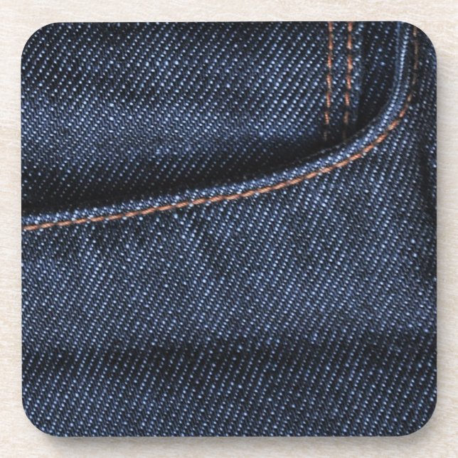 Posavasos Bolsillo de jeans azules (Frente)