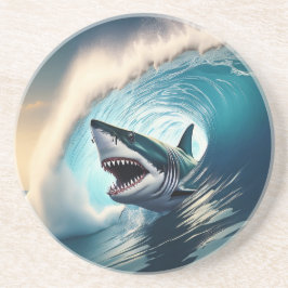Posavasos Bomba de tiburón y mordida