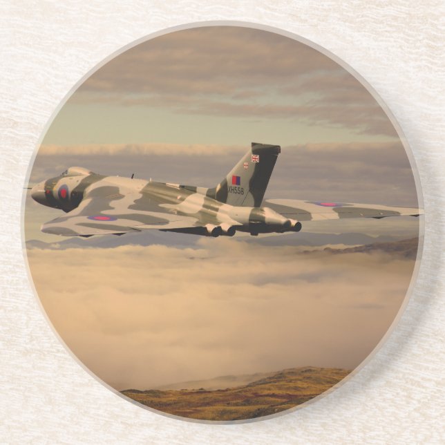 Posavasos Bombardero XH558 de Avro Vulcan (Frente)