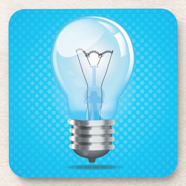 Posavasos Bombilla incandescente (Frente)