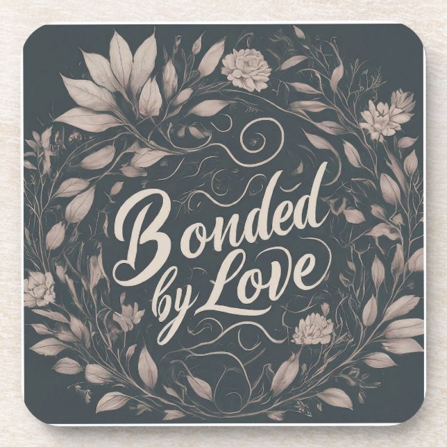 Posavasos Bonados por el amor (Frente)