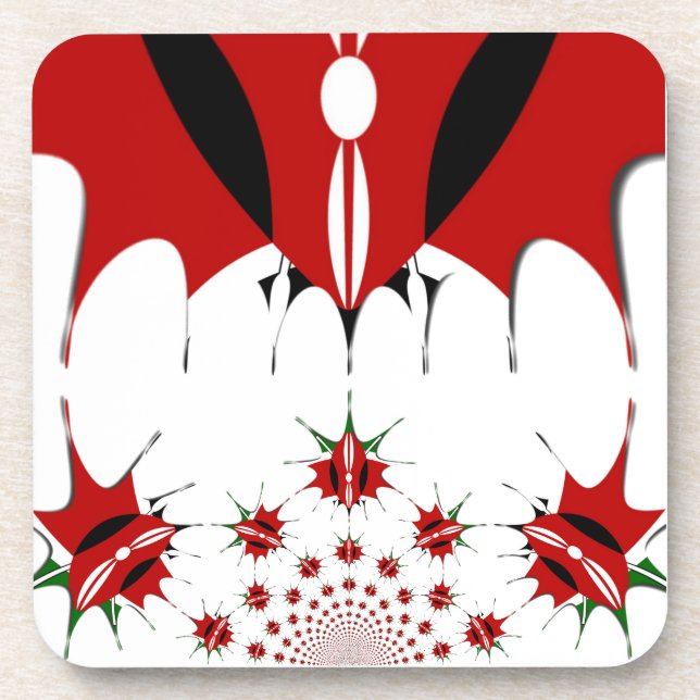 Posavasos Bonita bandera de Kenia. (Frente)