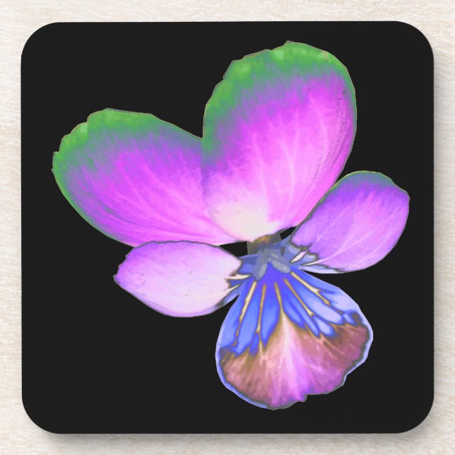 Posavasos Bonito Pansy Cork Coaster (Frente)