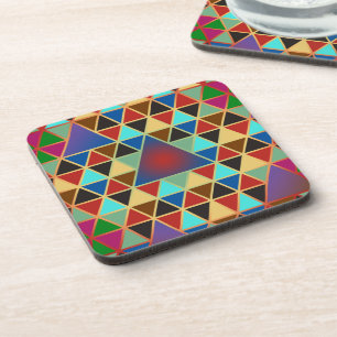 Posavasos Bonito Triángulo patrón III + sus ideas