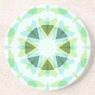 Posavasos Bonito Verde Fresco Estrella Azul Decoración Dopam