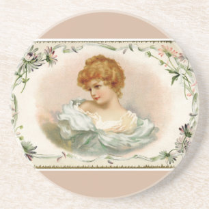 Posavasos Bonito Victoriana Lady Floral