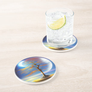 Posavasos bonsái paisaje lunar