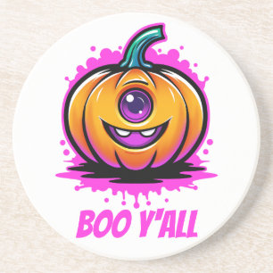 Posavasos Boo Y'All, diseño espeluznantemente adorable de Ha