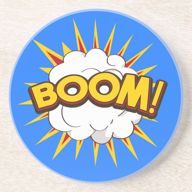 Posavasos ¡Boom! Explosión personalizado (Frente)