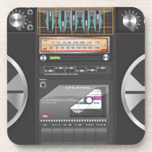 Posavasos Boombox Ghetto Blaster