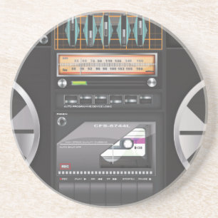 Posavasos Boombox Ghetto Blaster