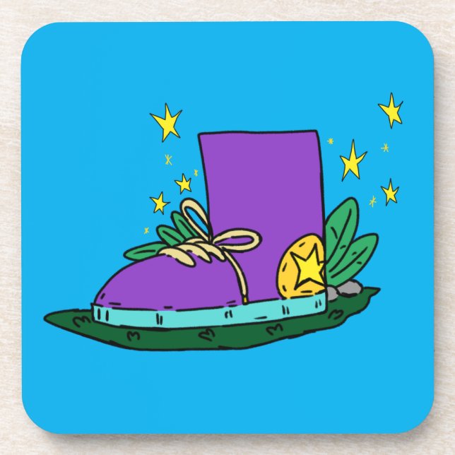 Posavasos Boot shoe, illustration  (Frente)