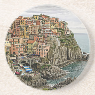 Posavasos Borde de Italia - Manarla - escayola de arena