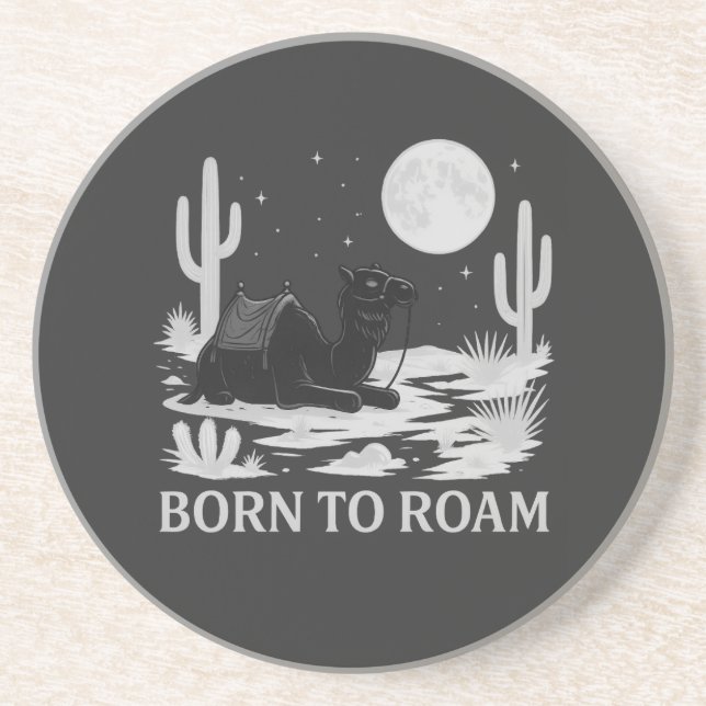 Posavasos Born to Roam (Frente)
