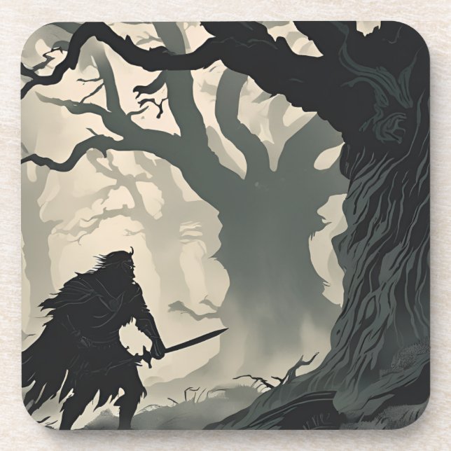 Posavasos Bosque de Cryptid (Frente)